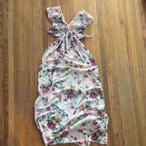Zara Floral Maxi Dress - Multicolor